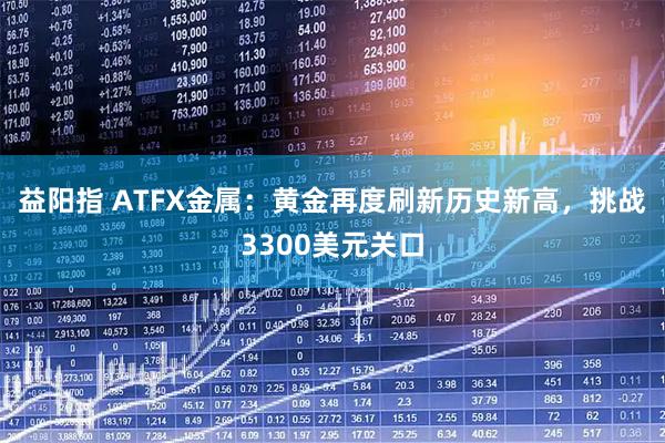 益阳指 ATFX金属：黄金再度刷新历史新高，挑战3300美元关口