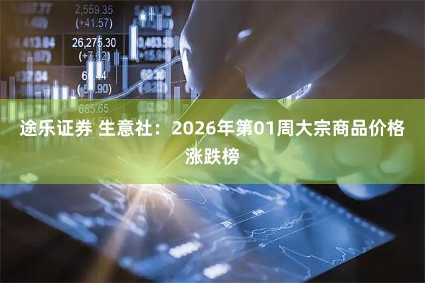 途乐证券 生意社：2026年第01周大宗商品价格涨跌榜